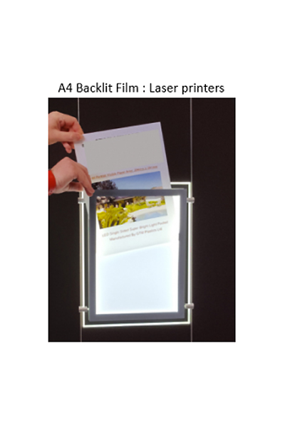 LED Backlit Film: Printable Paper A4 Ream 100 Sheets Pack