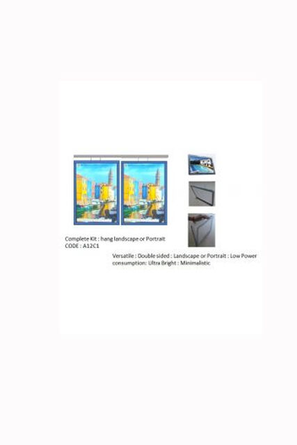 LED A1 Light Boxes (2) Portrait or landscape wide